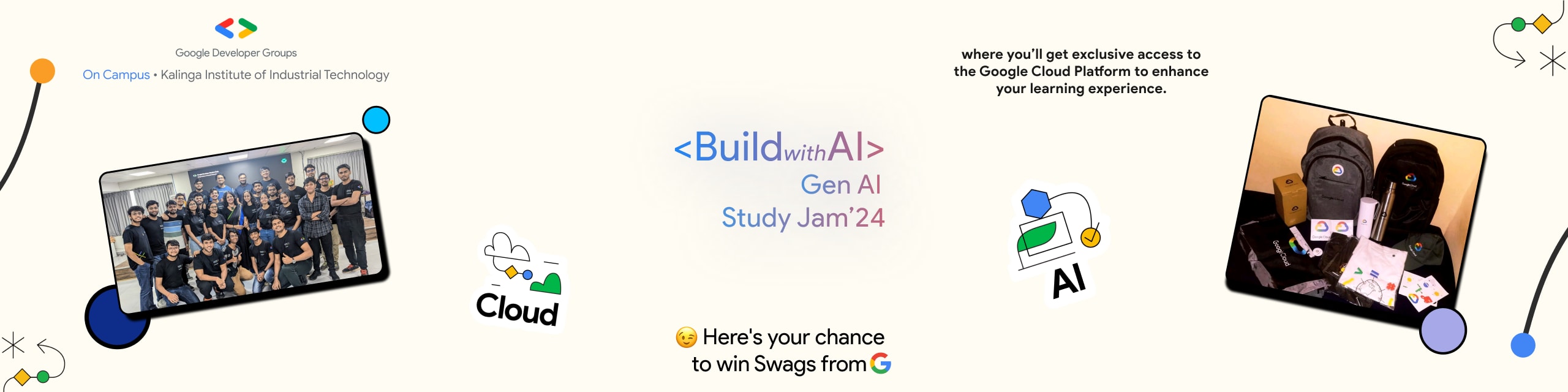 See GenAI Study Jam Virtual Session at Google Developer Groups GDG on Campus Kalinga Institute